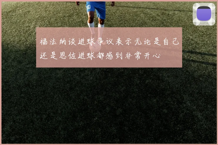 福法纳谈进球争议表示无论是自己还是恩佐进球都感到非常开心